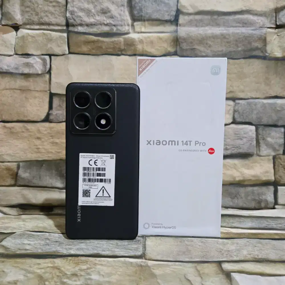Xiaomi 14t Pro 12/512 5G Kelengkapan Hp dan Dos aja Segel Normal