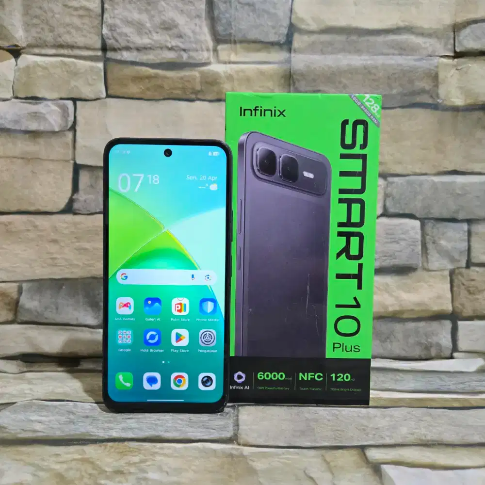 Infinix Smart 10 Plus 8/128 4G Kelengkapan Hp dan Dos aja Segel Normal