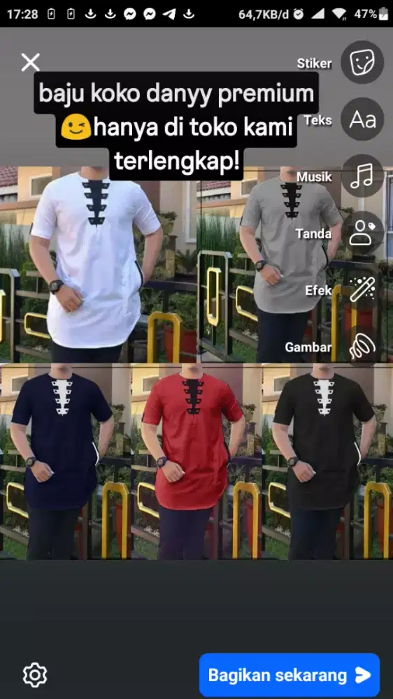 Baju koko danny premium