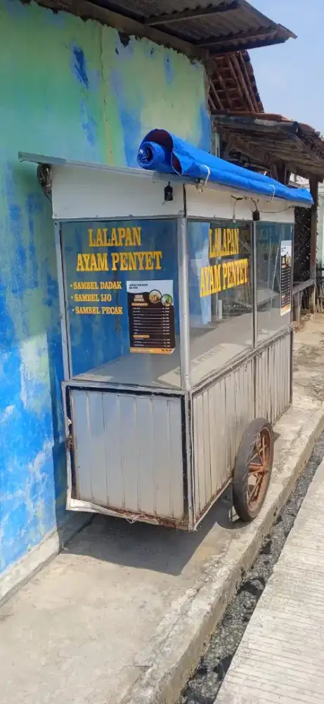 Gerobak jualan / gerobak bekas