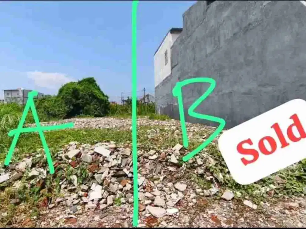 ‼️TINGGAL 1 KAVLING‼️ TANAH SIAP BANGUN  LOKASI STRATEGIS RUNGKUT diTambak Medokan Ayu – Rungkut Surabaya.