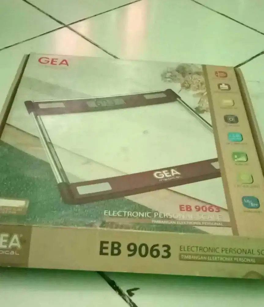 Timbangan badan digital baru masih segel
