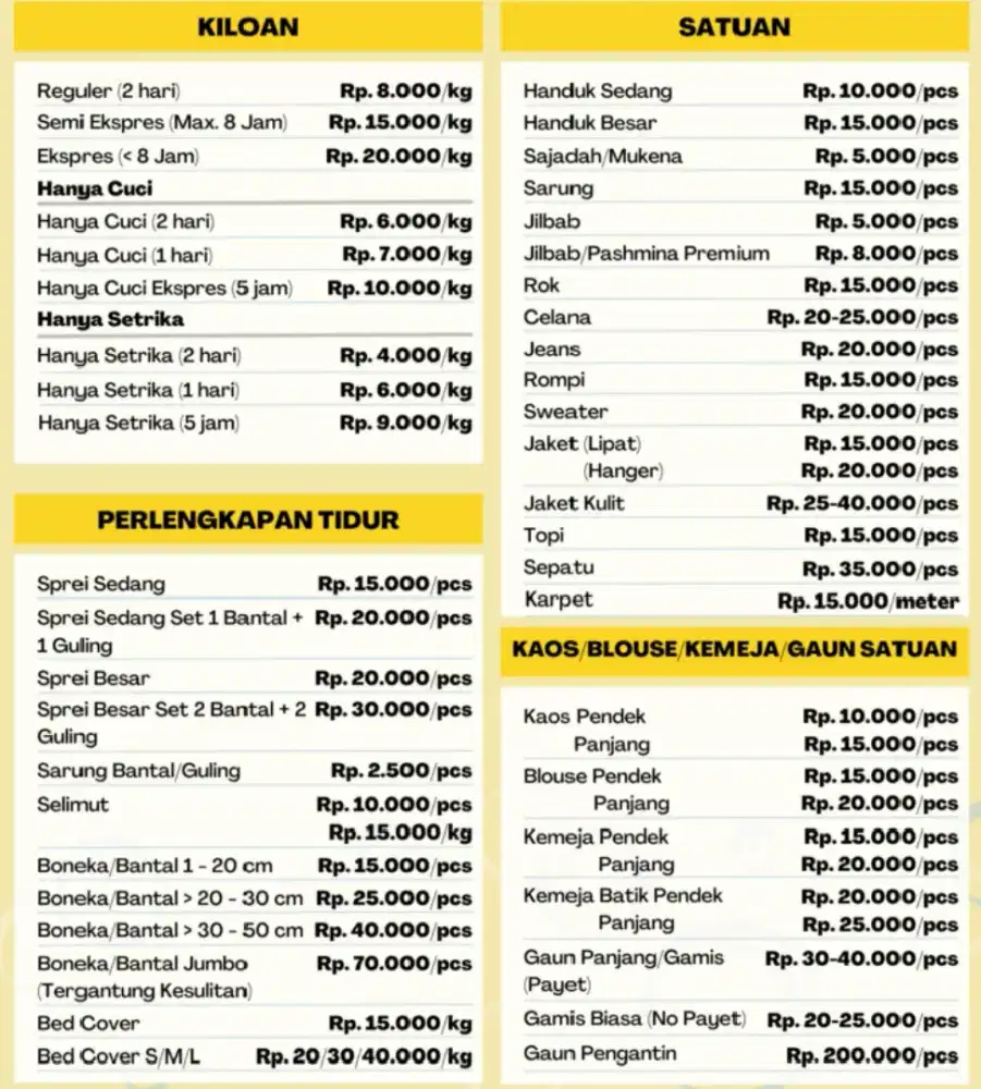 Tukang Gosok laundry