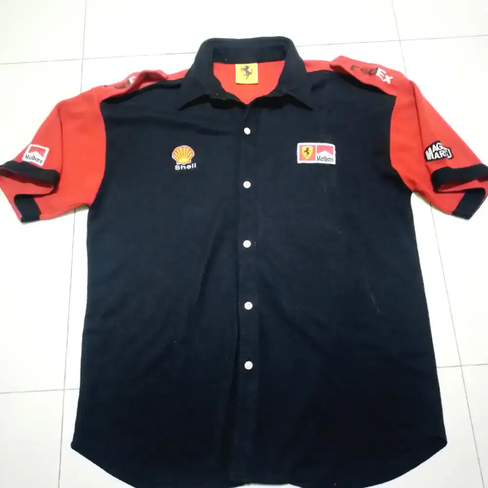 Kemeja Workshirt Ferrari Original Size XL