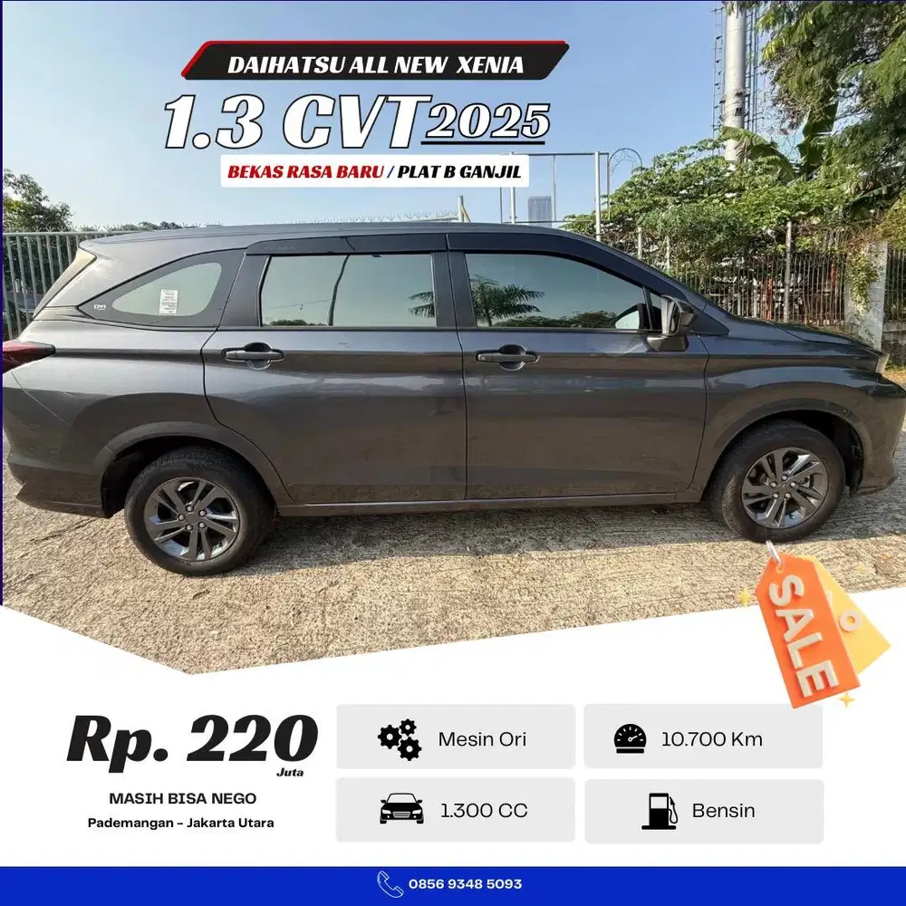 Daihatsu ALL NEW Xenia 1.3 R CVT ( 2025  ) LIKE NEW Km Rendah