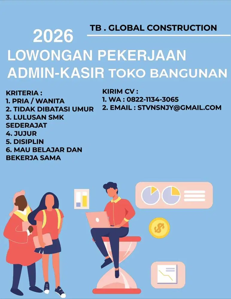 ADMIN KASIR TOKO BANGUNAN