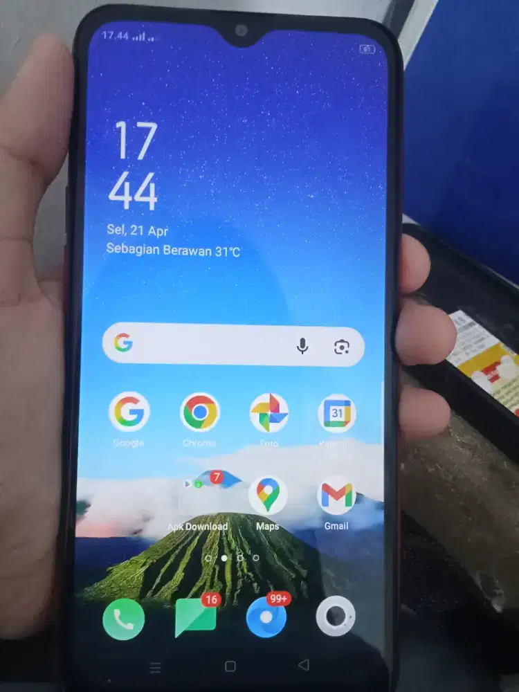 Oppo A1K ram 2/32 android 9 normal layar mulus siap pakai