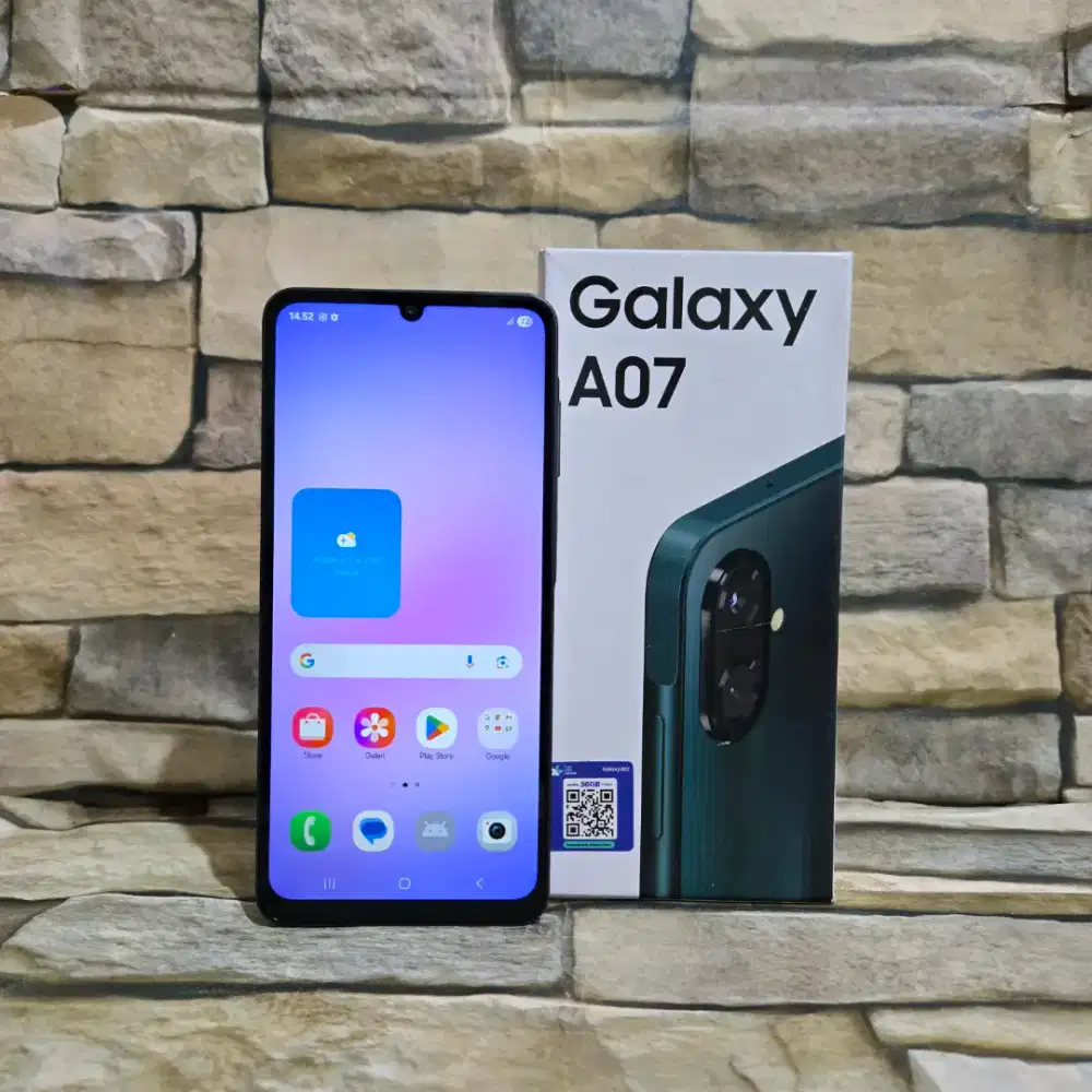 Samsung A07 8/256 4G Green Fullset Segel Normal Mulus 95%,Garansi