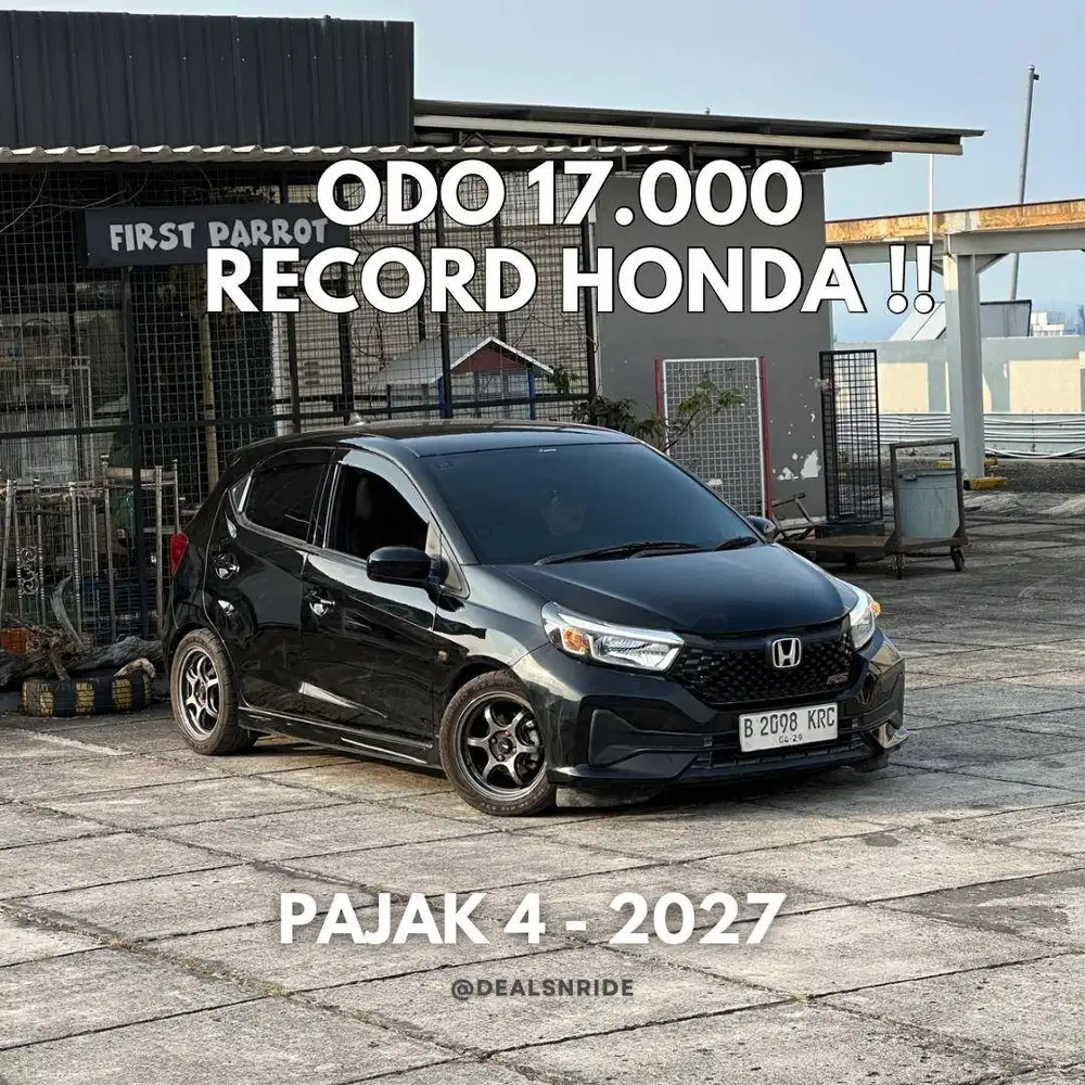 ODO 17.000 ANTIKK !! PAJAK 4/2027 HONDA NEW BRIO E CVT 2024 MULUS BGT