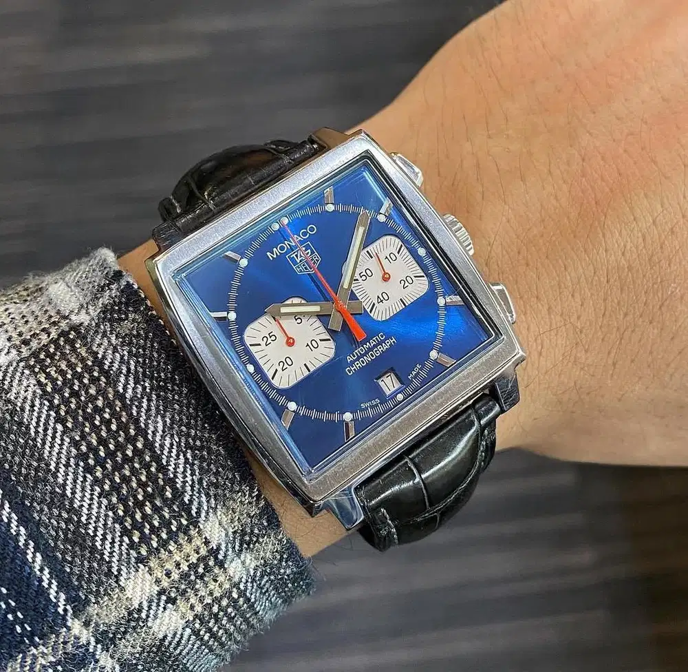 Tag Heuer Monaco Chronograph Blue Dial CW2113-0 Automatic 38mm
