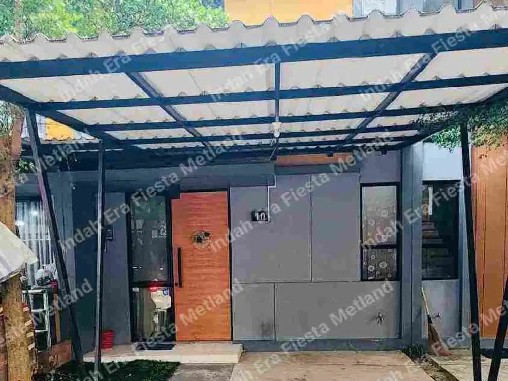 Rumah Bagus siap Huni ada canopy Cendana spring Lippo milenium