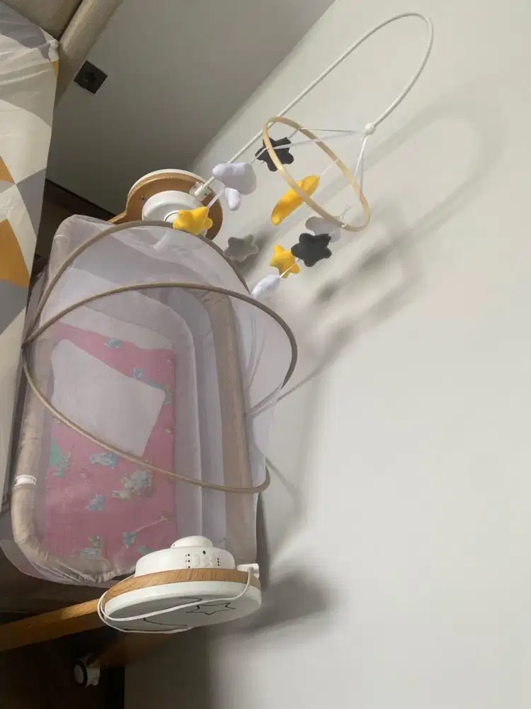 Keranjang bayi Baby box music like new