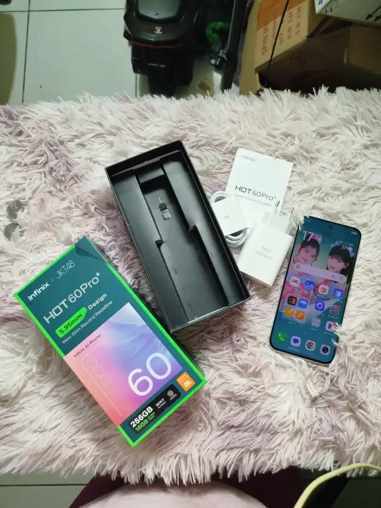 Infinix Hot 60 pro+ 8/256 gb Titanium silver garansi on
