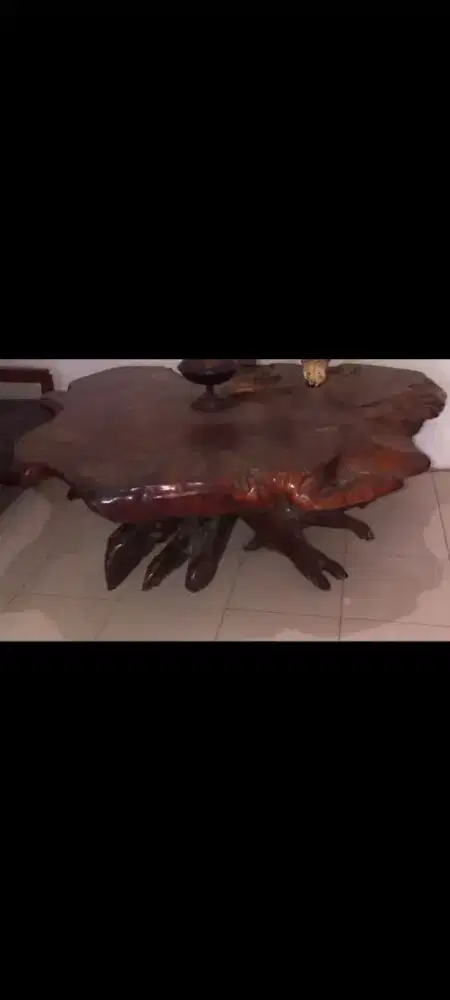 Meja gembol jati tua