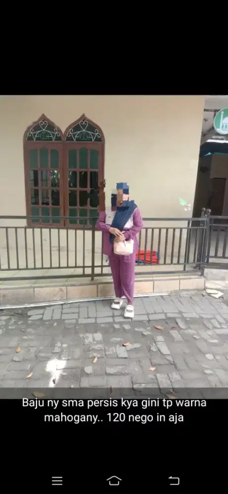Baju setelan atas bawah