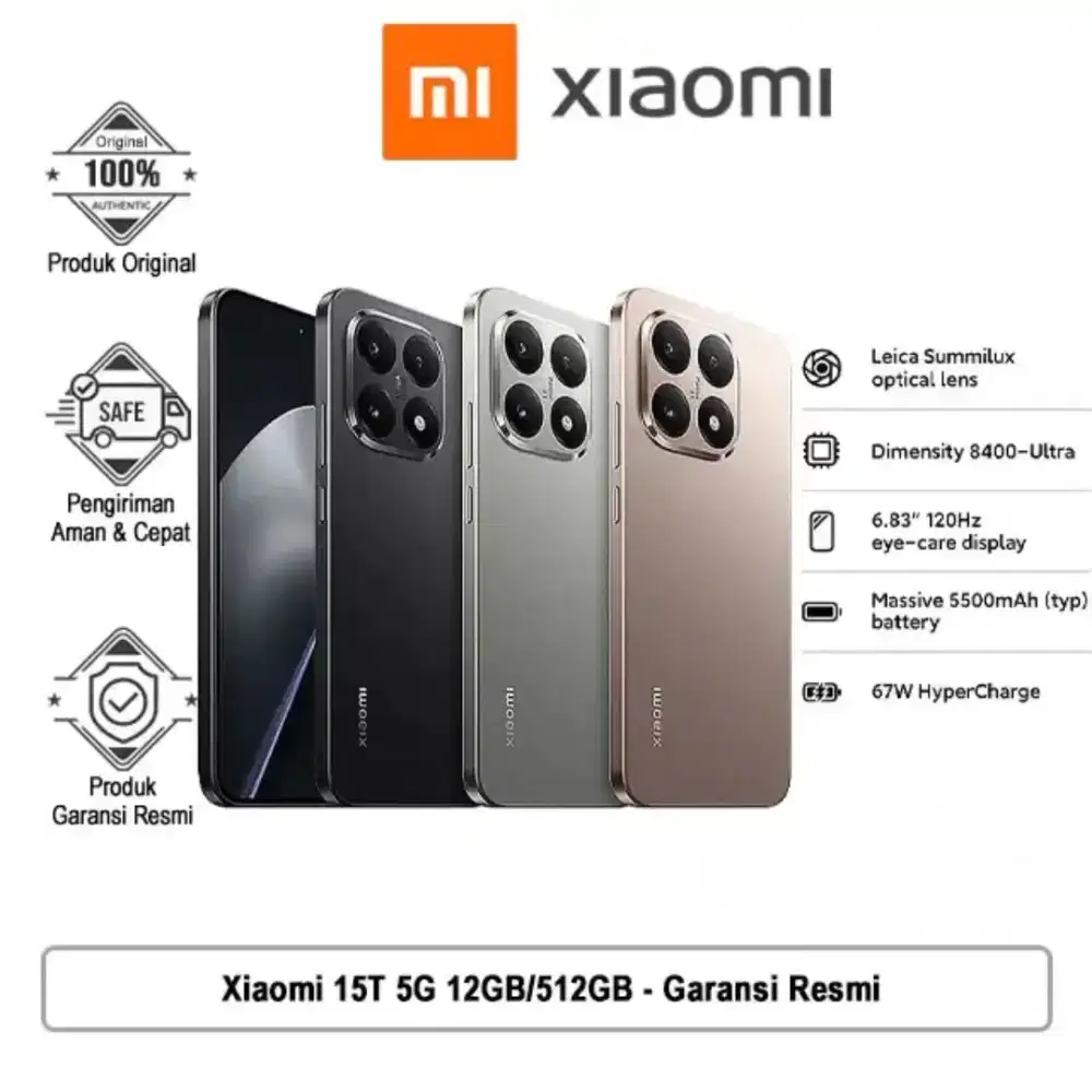Xiaomi 15T 12+12/512GB (NEW)
