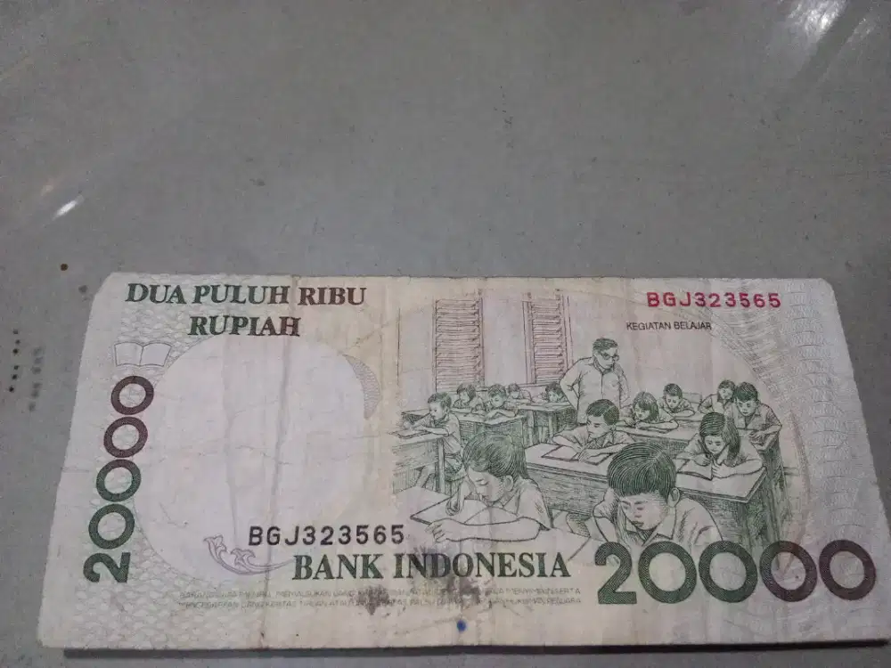 Uang kertas kuno Rp.20.000