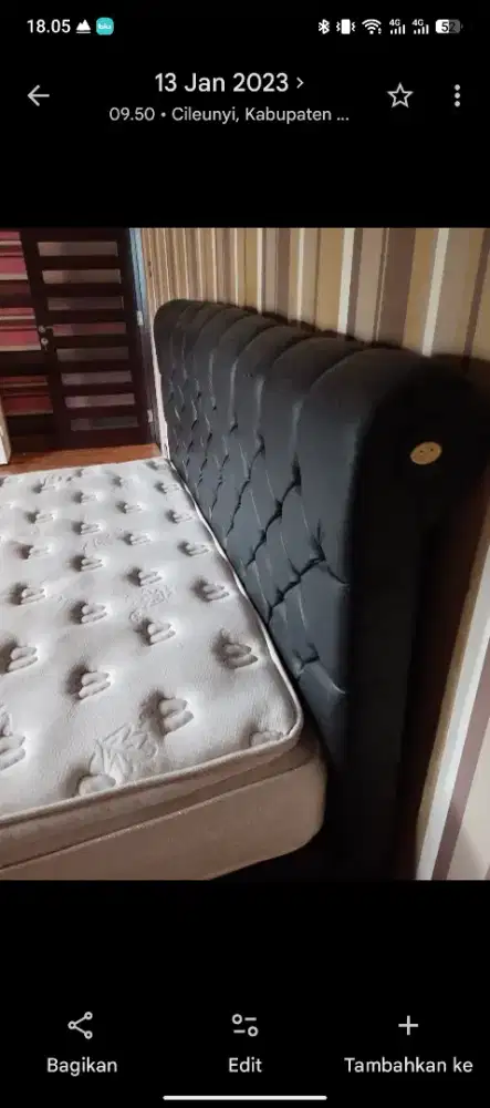 Kasur American latex bolak balik