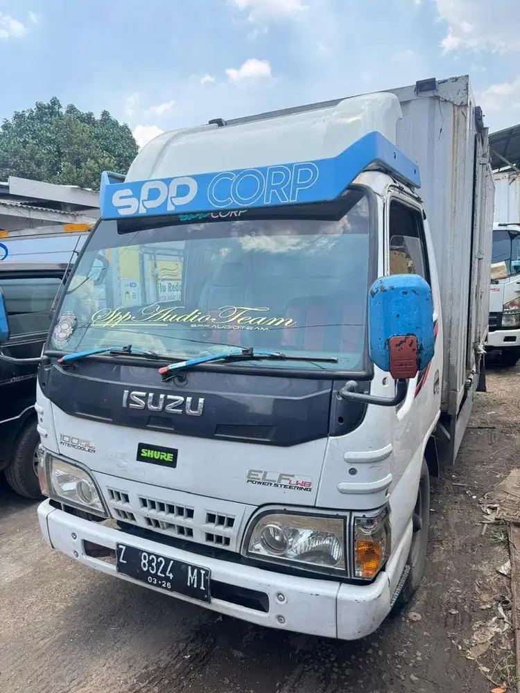 ISUZU ELF NKR 55 LWB BOX ALMUNIUM TH 2015