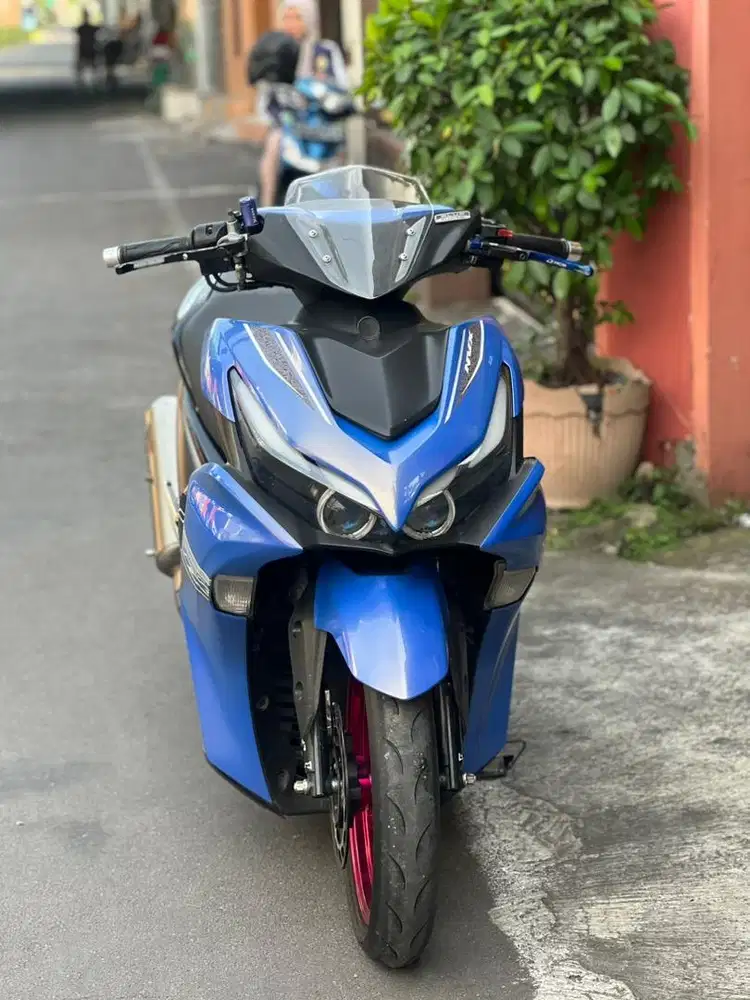 Aerox 155 2021 biru hitam