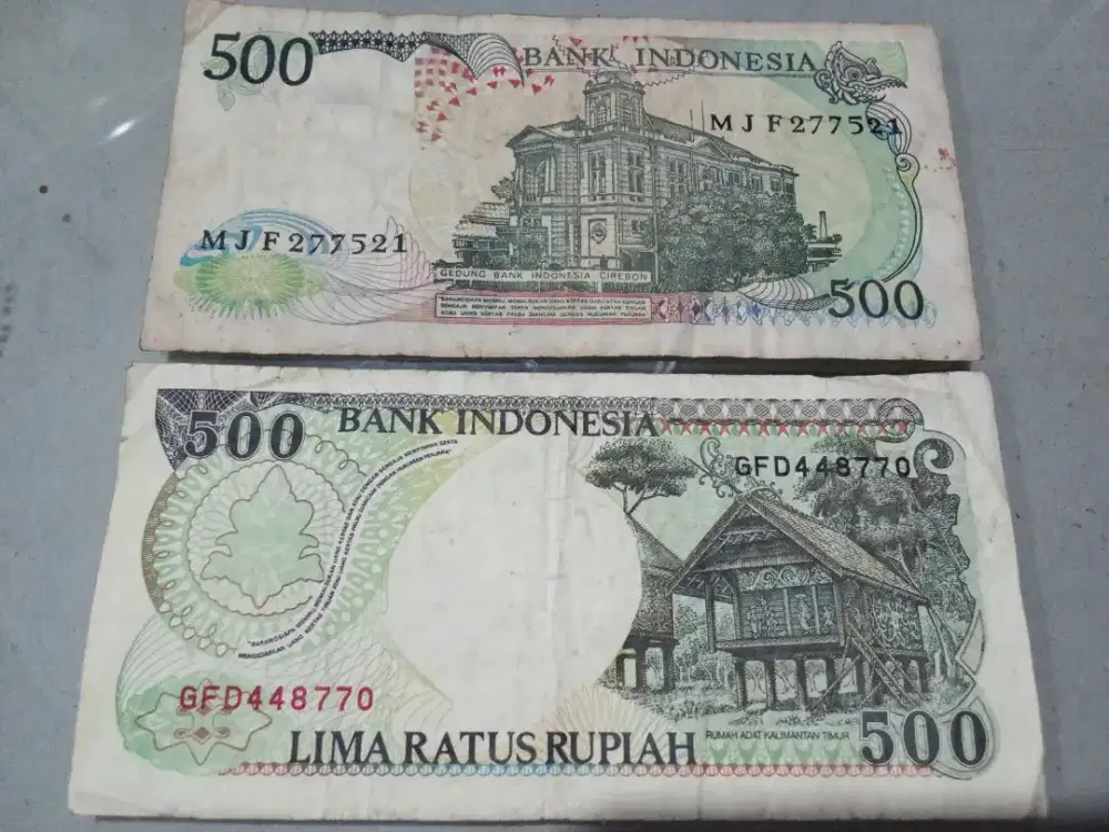 Uang kertas kuno Rp.500,-