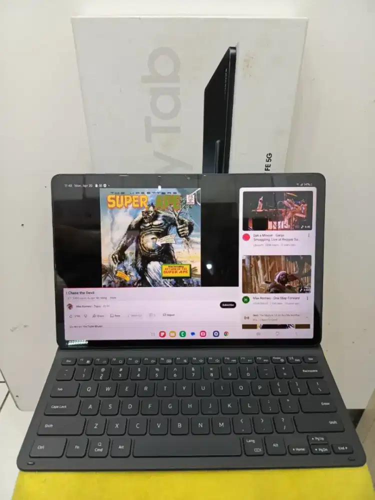Samsung Tab S7 FE 5G 6/128 Resmi Sein, Fullset Ori, Mulus, Nominus
