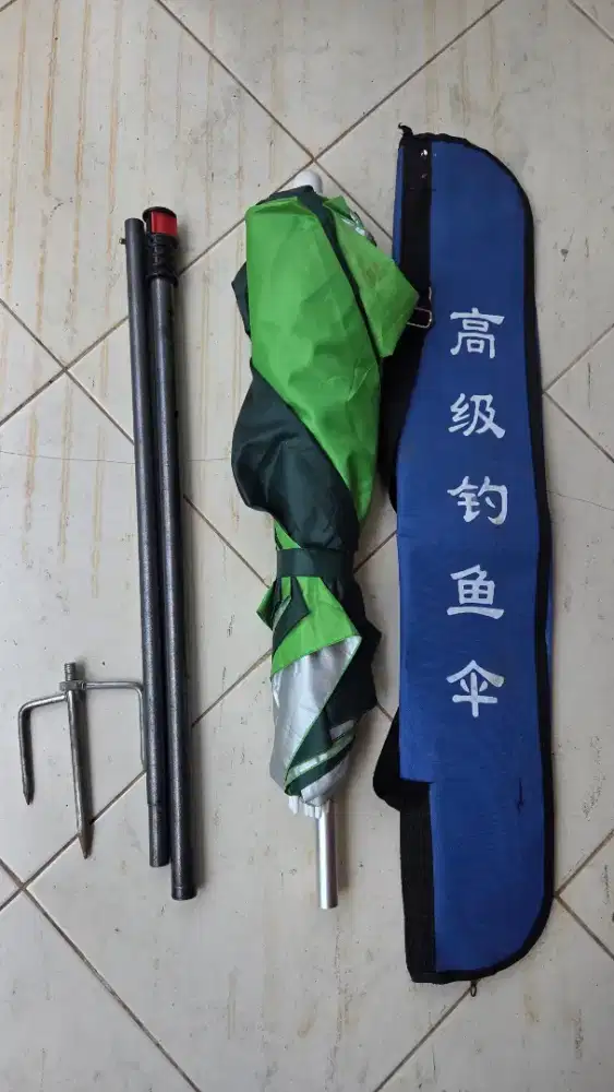 Payung anti badai payung memancing