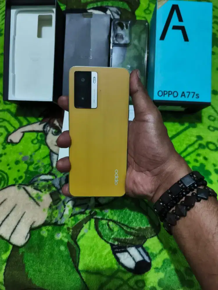 OPPO A77S 8+1/128GB SUNSET ORANGE HP DUSBOOK ONLY LCD GANTIAN BISA TT