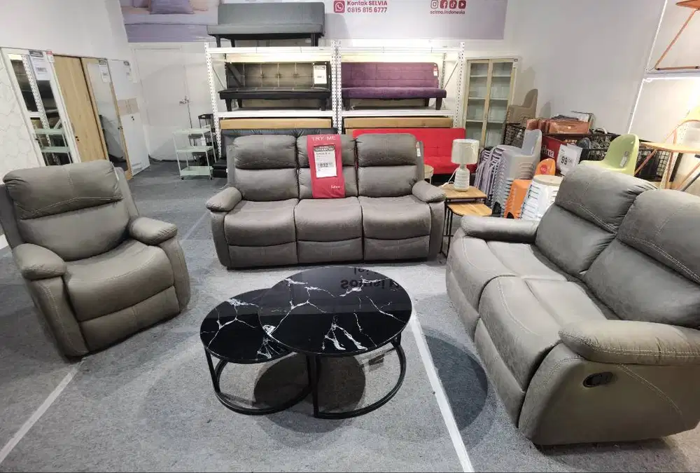 SOFA RECLINER SET RUANG TAMU