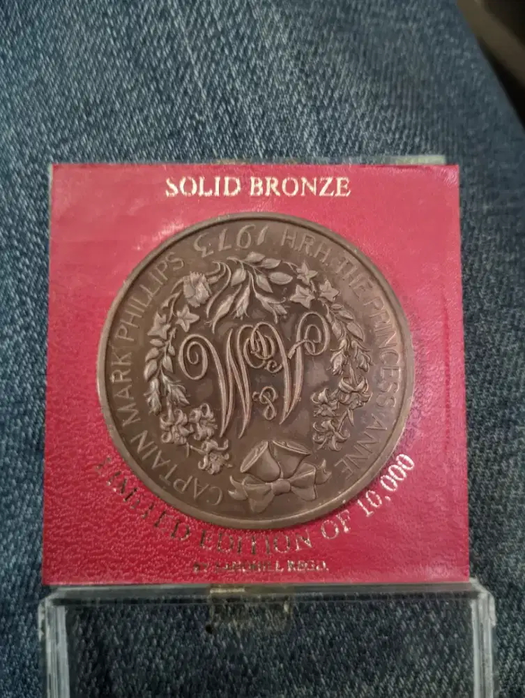 Medali Antik Royal Wedding 1973 Putri Anne