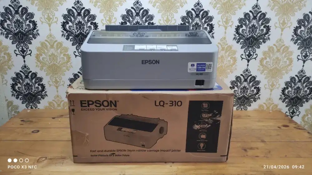 PRINTER EPSON LQ-310, LIKE NEW DUSBOX KONDISI NORMAL SIAP PAKAI