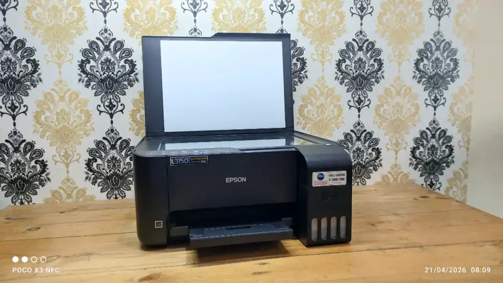PRINTER ECOTANK L3150, WIFI, PRINT, SCAN, & COPY KONDISI NORMAL
