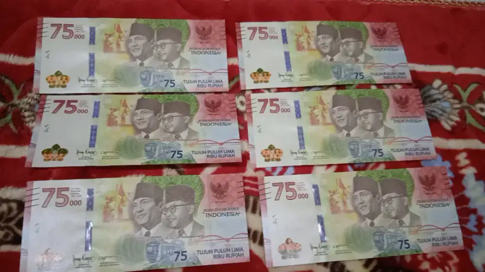 Sale Uang Edisi Kemerdekaan RI HUT ke 75