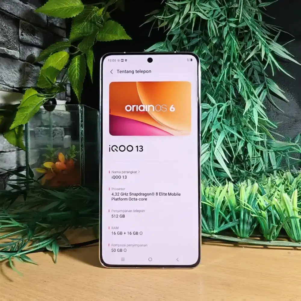 iQOO 13 Ram 16+16/512 GB Batangan