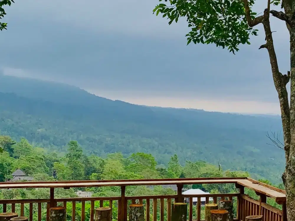 Land On Hilltop With 3 Stunning Views In Jatiluwih