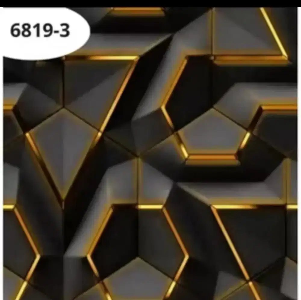 Jual Wallpaper Dinding Motif Geometri Eklusive banyak pilihan warna