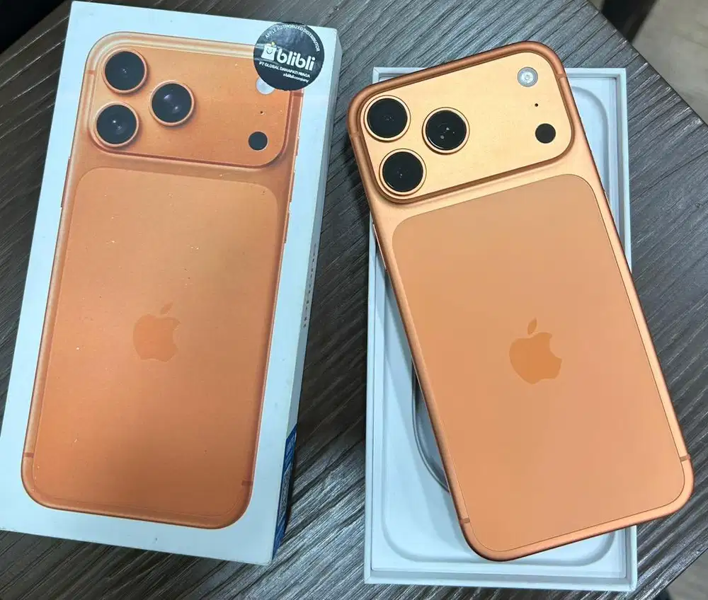 Iphone 17 Pro Max 256gb masih garansi Ibox mulus fullset nominus