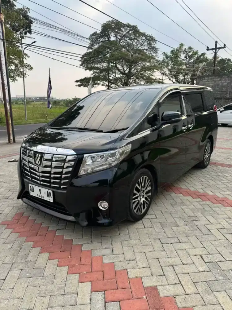 Alphard 2015 nopo AD hitam
