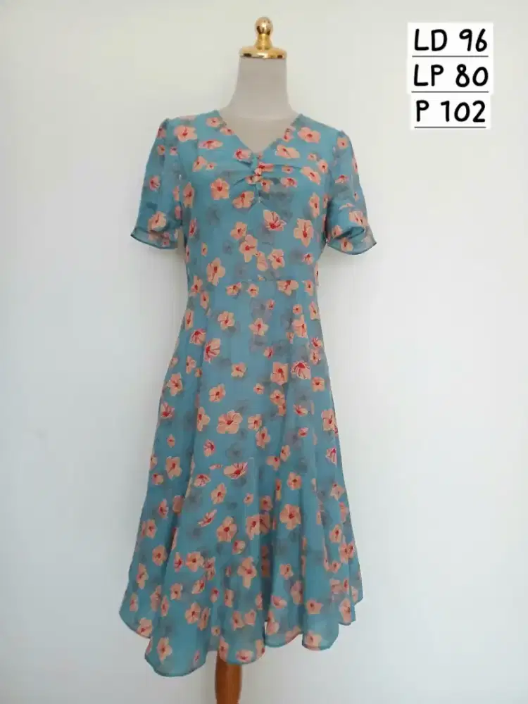 Baju dress gaun sz 2XL, preloved
