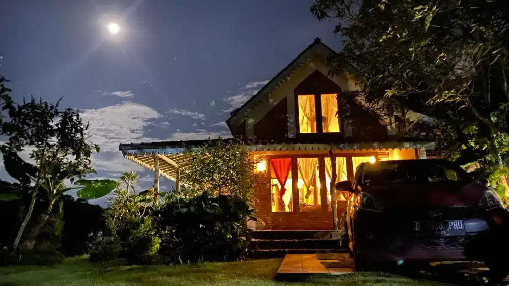 Dijual Villa View Persawahan dan Pegunungan