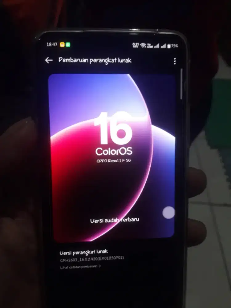 Jual aja nih Oppo Reno 11f 5G 8+8 256