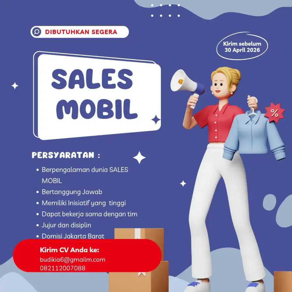 SALES MOBIL JAKARTA DAN SEKITAR NYA