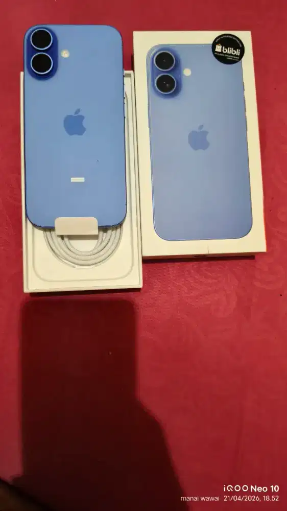Iphone 16 128 BELUM DI AKTIFIN