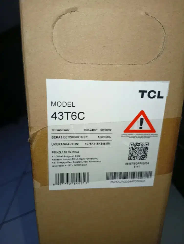 TCL Google TV 43T6C Next Gen QLED 4K UHD