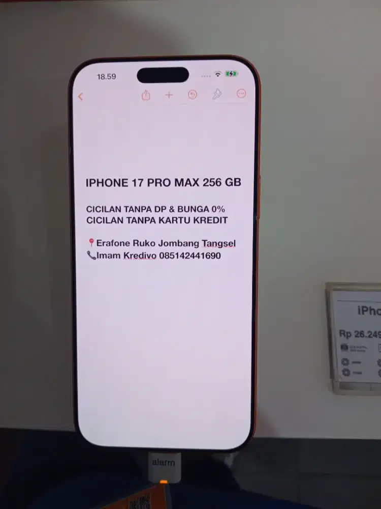 IPHONE 17 PRO MAX 256 GB Cicilan Tanpa DP