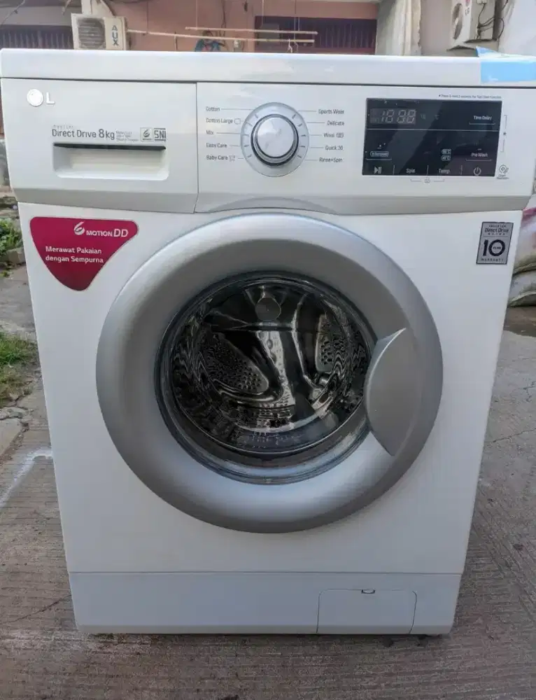 Mesin Cuci LG Direct Drive 8KG