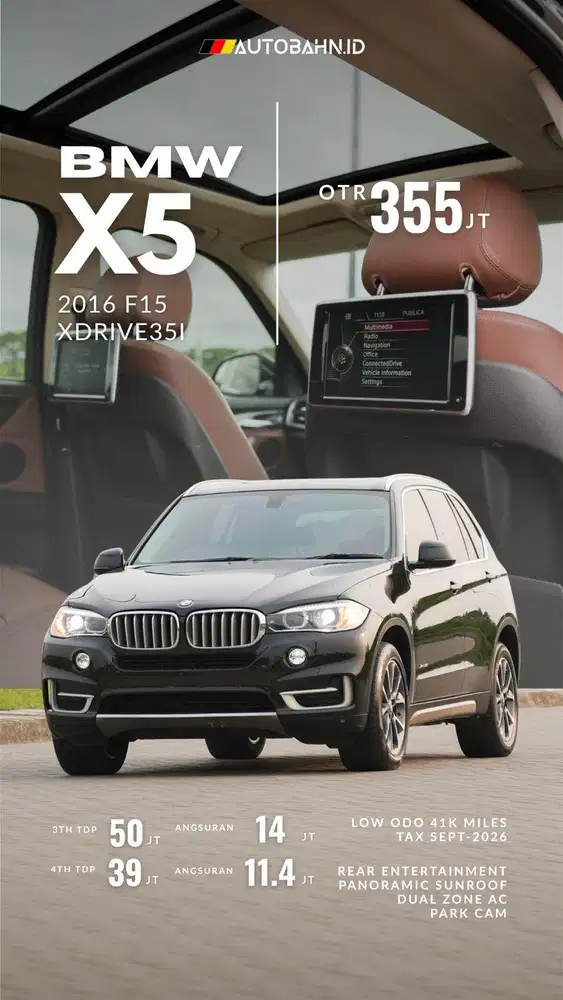 #Big Bos! BMW X5 xDrive35i xLine 2016 RSE Full Opt! Glc250 x3 c250 x1