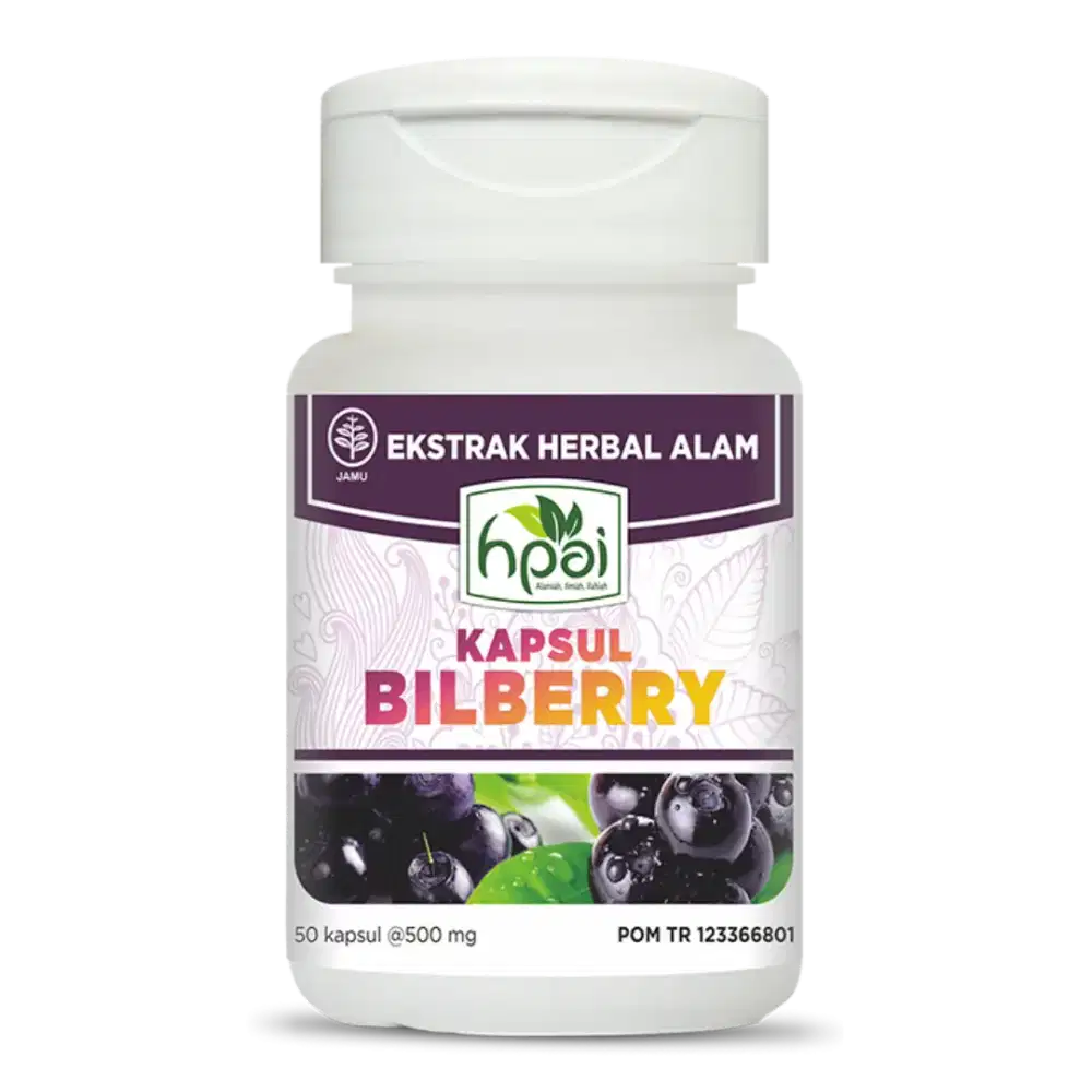 Bilberry Capsule HPQI - Suplemen Herbal Kesehatan Mata Alami