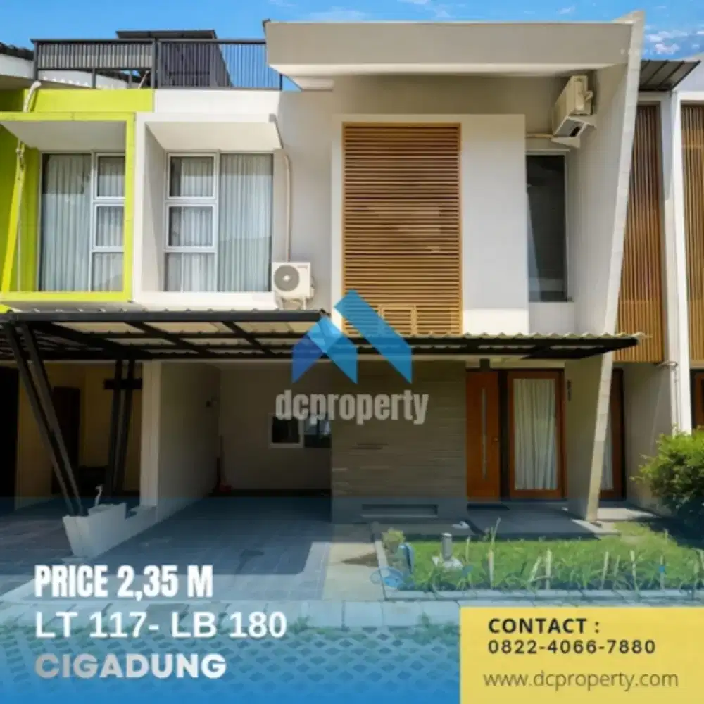 Rumah siap huni full furnished dlm cluster Cigadung dago