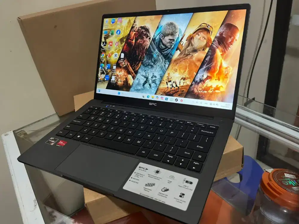 SPC STYLE 5 RYZEN 5 3500U 8GB 256GB DOS 14.0FHD IPS BLIT GREY